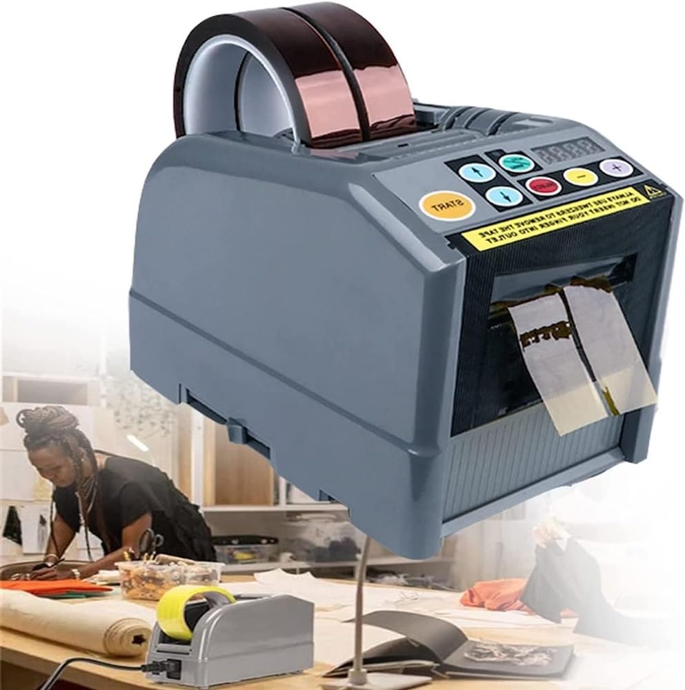 Amazon.co.jp: 自動電動テープカッター機、粘着電動テープカッター包装